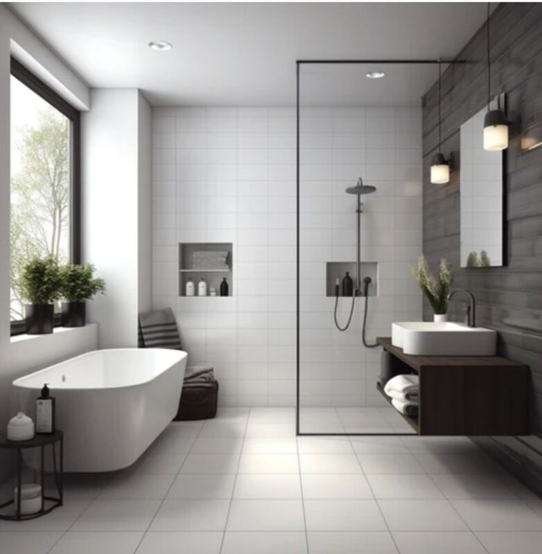Bathroom Remodel, tile, free standing tub